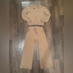 Women's Tan Lounge Set